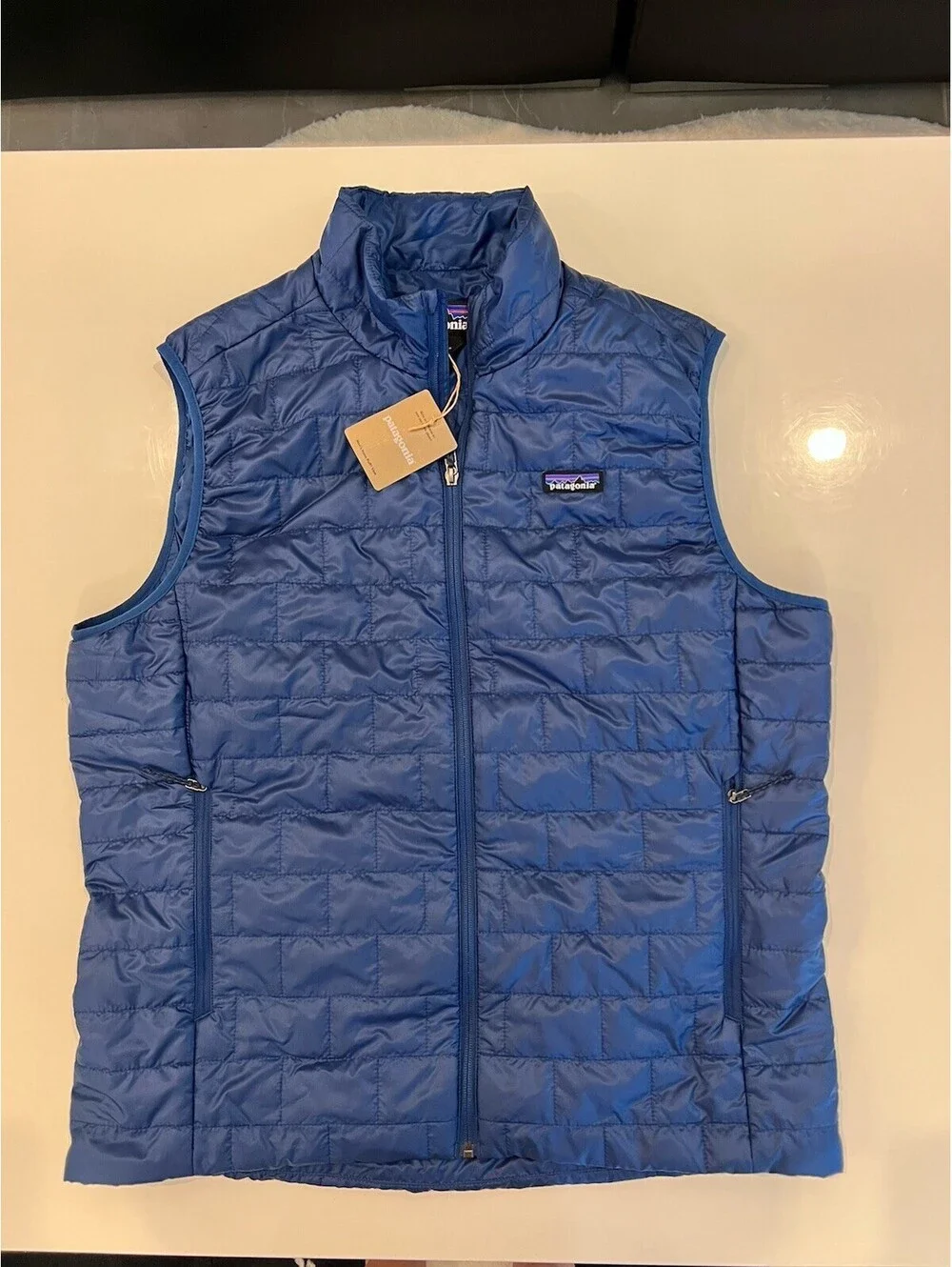 $199 Patagonia Nano Puff Vest Clement Blue Men's Size XL